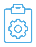 Clipboard Gear icon
